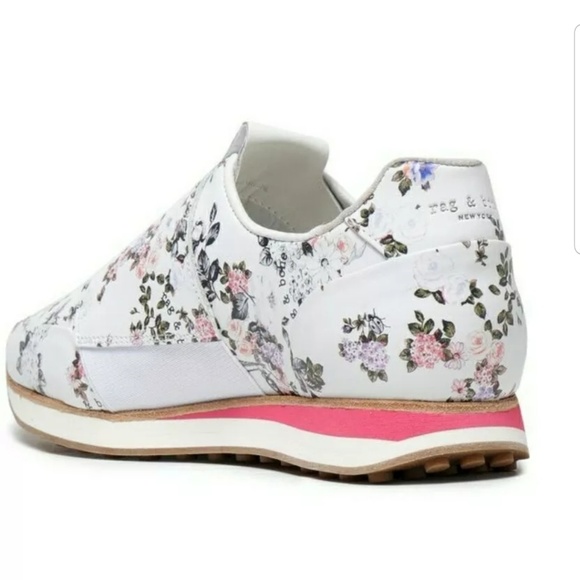 NWOT! Rag & Bone Dylan Floral Print Sneakers - Picture 5 of 8